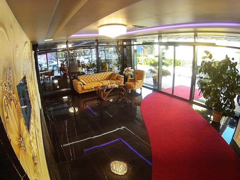 Lobby at the Hotel Moskva