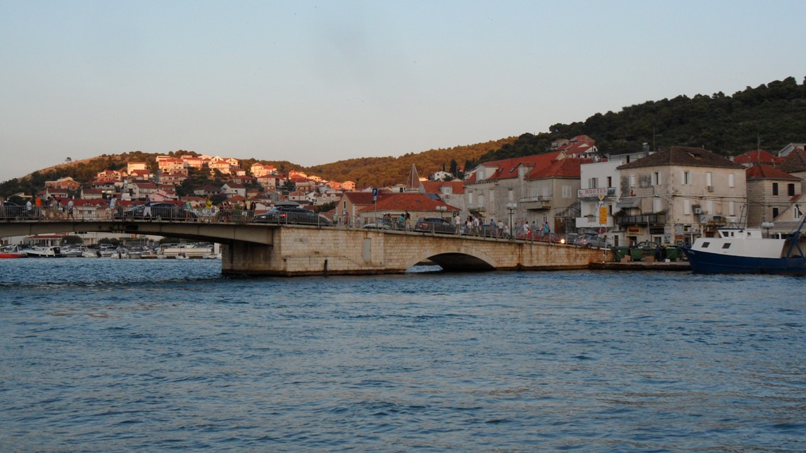 Bridge from Trogir to Ciovo Island