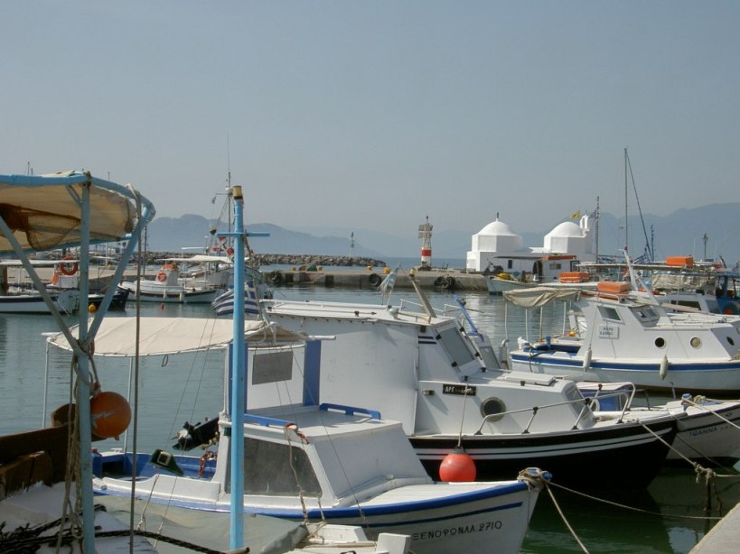 Boats in harbour - Aegina