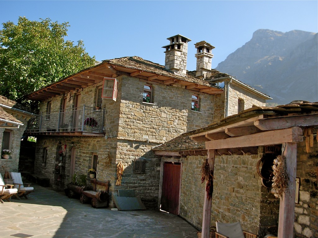 Typical houses in Zagori region