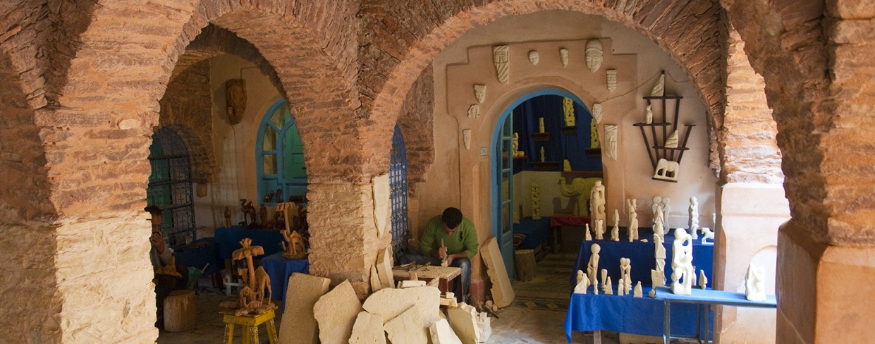 Workshop in old town of Agadir