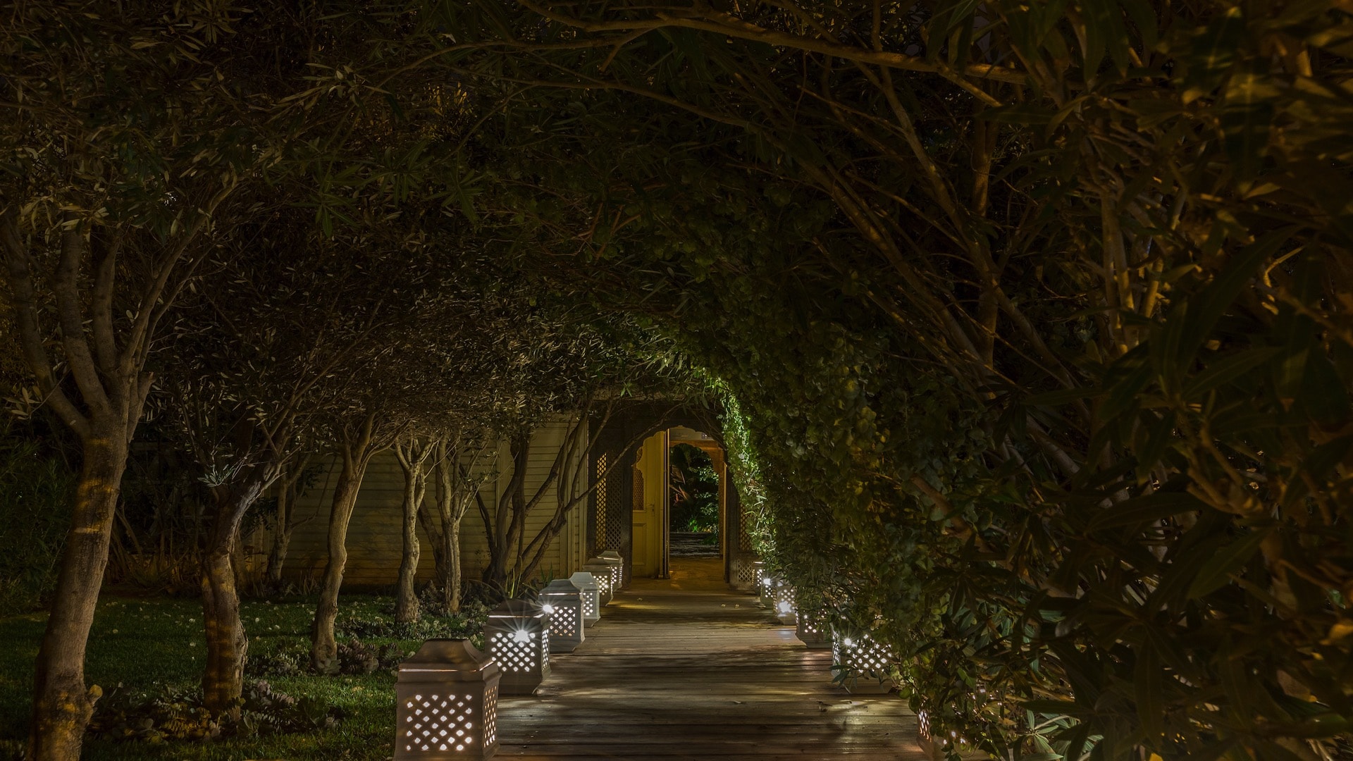 Riad Villa Blanche - restaurant entrance