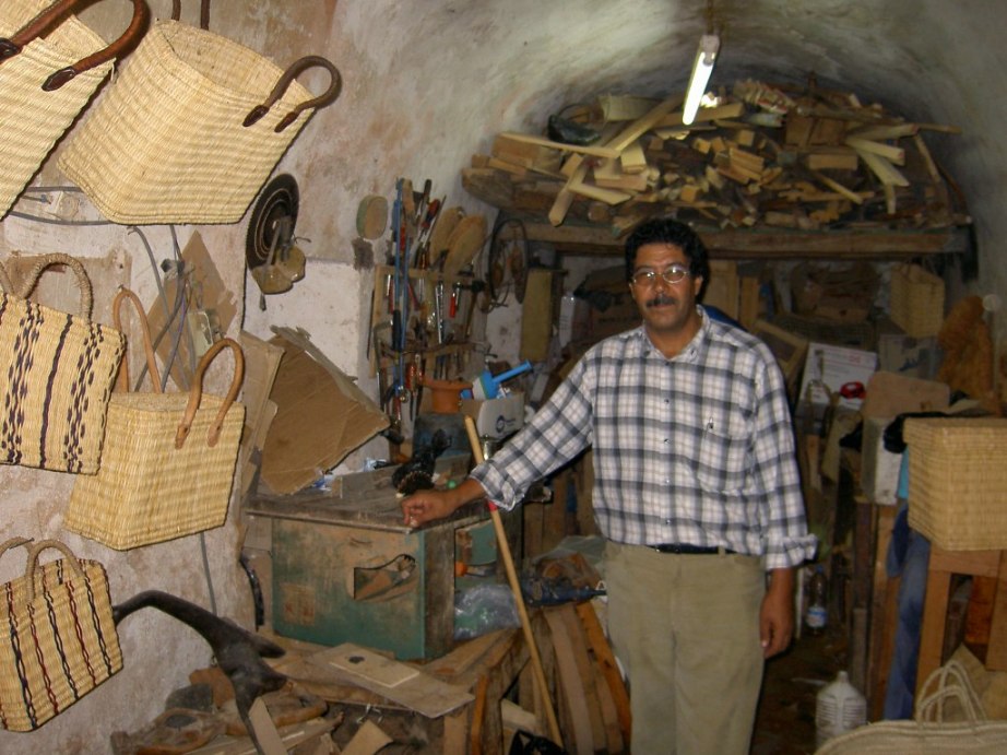 Craft workshop, located inside sea walls