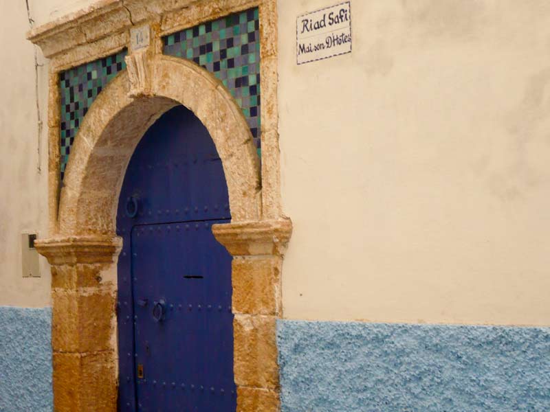 Entrance to Riad Safi.
