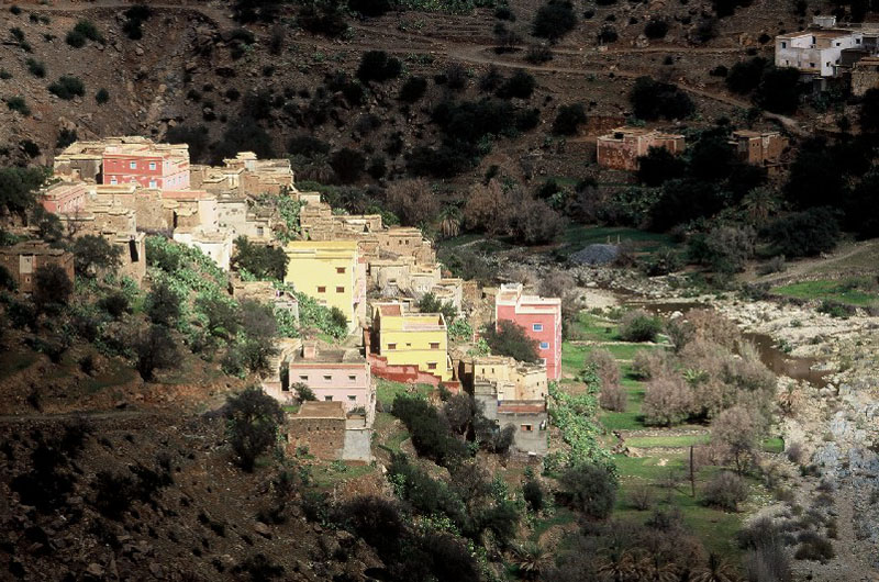 Berber village in the Anti Atlas Mountains