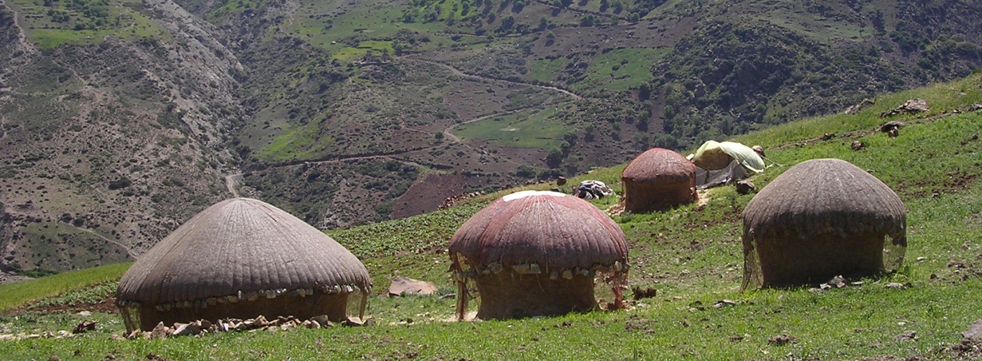 Shepherds huts in Rif Mountains near Chefchaouen