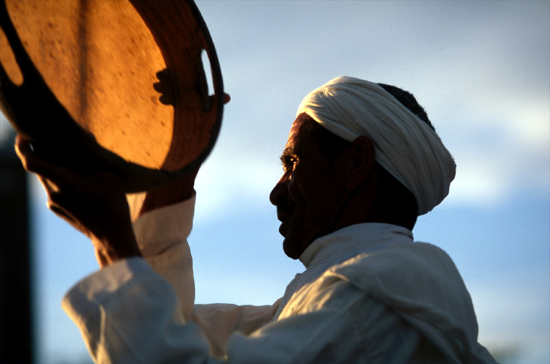 Bedouin folk entertainment in the Sahara region