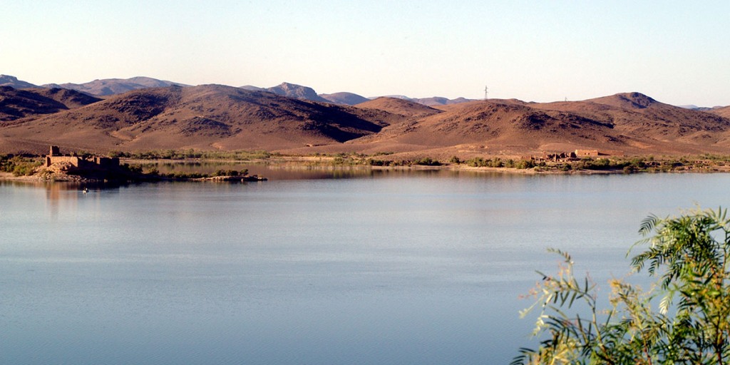 El Mansour Eddahbi Lake near Ouarzazate