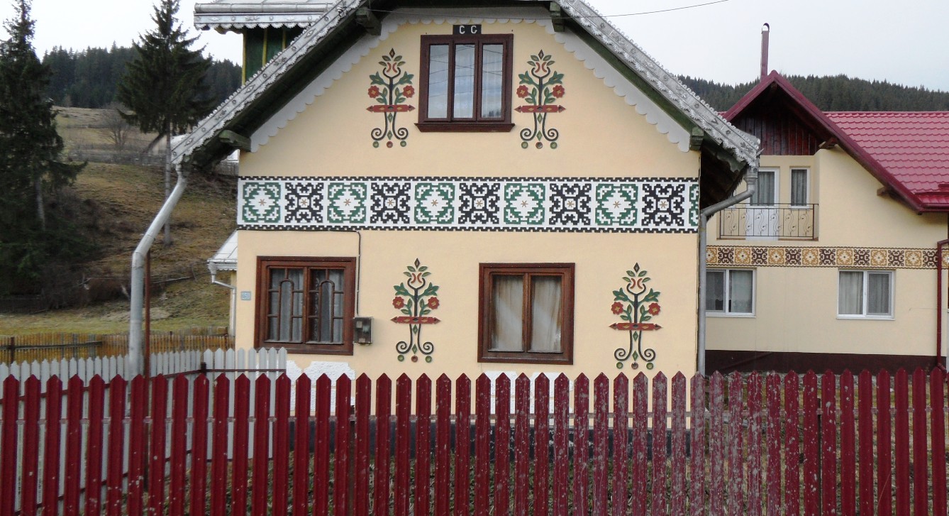 Typical Bucovina house decorations