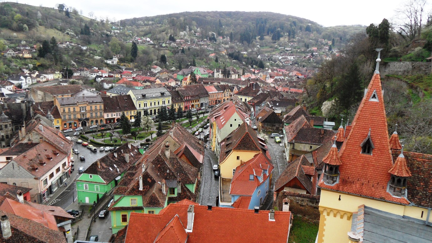 Sighisoara, view from Clock Tower